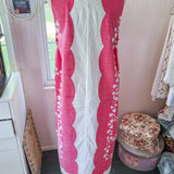 Floral Tank Dress, Up-cycled Tablecloth Maxi Dress