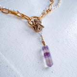 Angel Pendant Pearl Layered Necklace