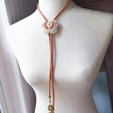OOAK Bolo Butterfly Charm Necklace