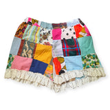 Boho Patchwork Boxer Short/ Loungewear