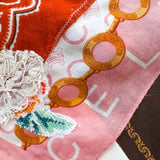Sustainable Boho Repurposed Vintage Bandana Head Scarf