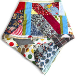 ‘60’s Fabric Patchwork Snap Front Scarf