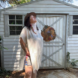 Romantic Vintage Lace Tunic Cover Up | Sustainable Slow Fashion Tunic