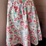 Apple Blossom Vintage Fabric Midi Skirt