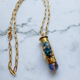 Repurposed Spent Bullet Casing Gold Necklace