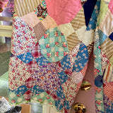 Heirloom Patchwork Quilt Wide Leg Pants