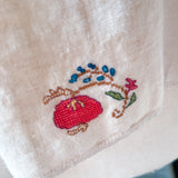 Linen Handkerchief Hem Cross Back Tank