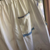 Oversized Floral Embroidered Appliqué Capri Pants| Bloomers
