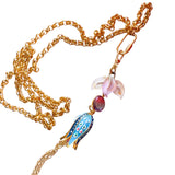 Romantic Whimsical Handmade Long Necklace