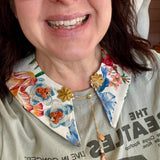 Detachable Floral Collar Necklace