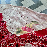 One of a Kind Vintage Patchwork Bandana Scarf | Shabby Chic Head Scarf | Upcycled Boho Neckerchief
