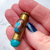 Repurposed Spent Bullet Casing Gold Necklace