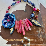 Summer in the City Repurposed Vintage Necklace no2