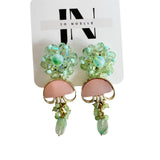 Whimsical Pastel Upcycled OOAK Dangle Earrings