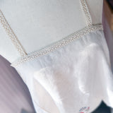 Linen Handkerchief Hem Cross Back Tank