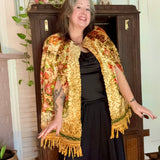 Floral Tapestry Cape | 1960’s Style Cape