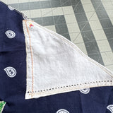 One of a Kind Vintage Patchwork Bandana Scarf | Shabby Chic Head Scarf | Upcycled Boho Neckerchief