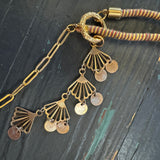 Whimsical Skeleton Key Lariat Necklace