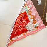 Sustainable Boho Repurposed Vintage Bandana Head Scarf