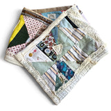 ‘60’s Fabric Patchwork Snap Front Scarf