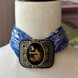 Bandana Necklace One of a Kind