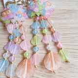 Pastel Statement Dangle Earrings