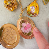 Flower Shop Locket Necklace