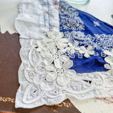 Western Boho Repurposed Shabby Chic Vintage Bandana Head Scarf