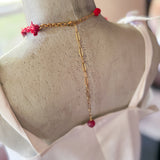 Boho Bandana Charm Necklace/Wrap Bracelet One of a Kind