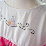 Embroidered Flowy Peasant Blouse,  Bell SleeveTop