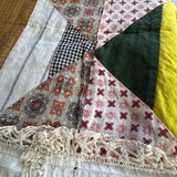 ‘60’s Fabric Patchwork Snap Front Scarf