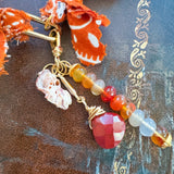 Boho Bandana Charm Bracelet One of a Kind