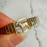 Vintage Cowgirl Horse Charm Watch Band Bracelet – Unique Upcycled Jewelry for Boho Style
