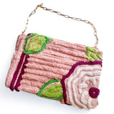 Vintage Repurposed MCM Floral Fabric Handbag