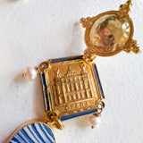 French Coastal Romantic Dangle Earrings