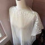 Romantic Vintage Lace Tunic Cover Up | Sustainable Slow Fashion Tunic