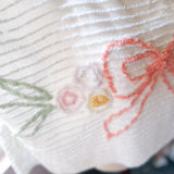 Bow Peasant Blouse, Short Sleeved Boxy Top