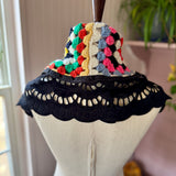 Granny Square Blanket Scarf Collar