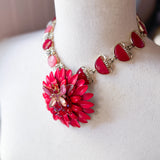 Americana Repurposed Vintage Statement Necklace