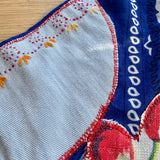 One of a Kind Vintage Patchwork Bandana Scarf | Shabby Chic Head Scarf | Upcycled Boho Neckerchief