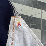 One of a Kind Vintage Patchwork Bandana Scarf | Shabby Chic Head Scarf | Upcycled Boho Neckerchief