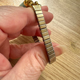 Gemstone Charm Watch Band Bracelet – Unique Upcycled Jewelry for Boho Style