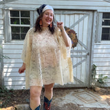 Romantic Vintage Lace Tunic Cover Up | Sustainable Slow Fashion Tunic