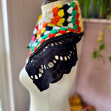 Granny Square Blanket Scarf Collar