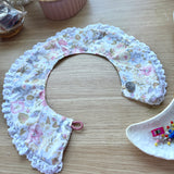 Reversible Detachable Floral Collar