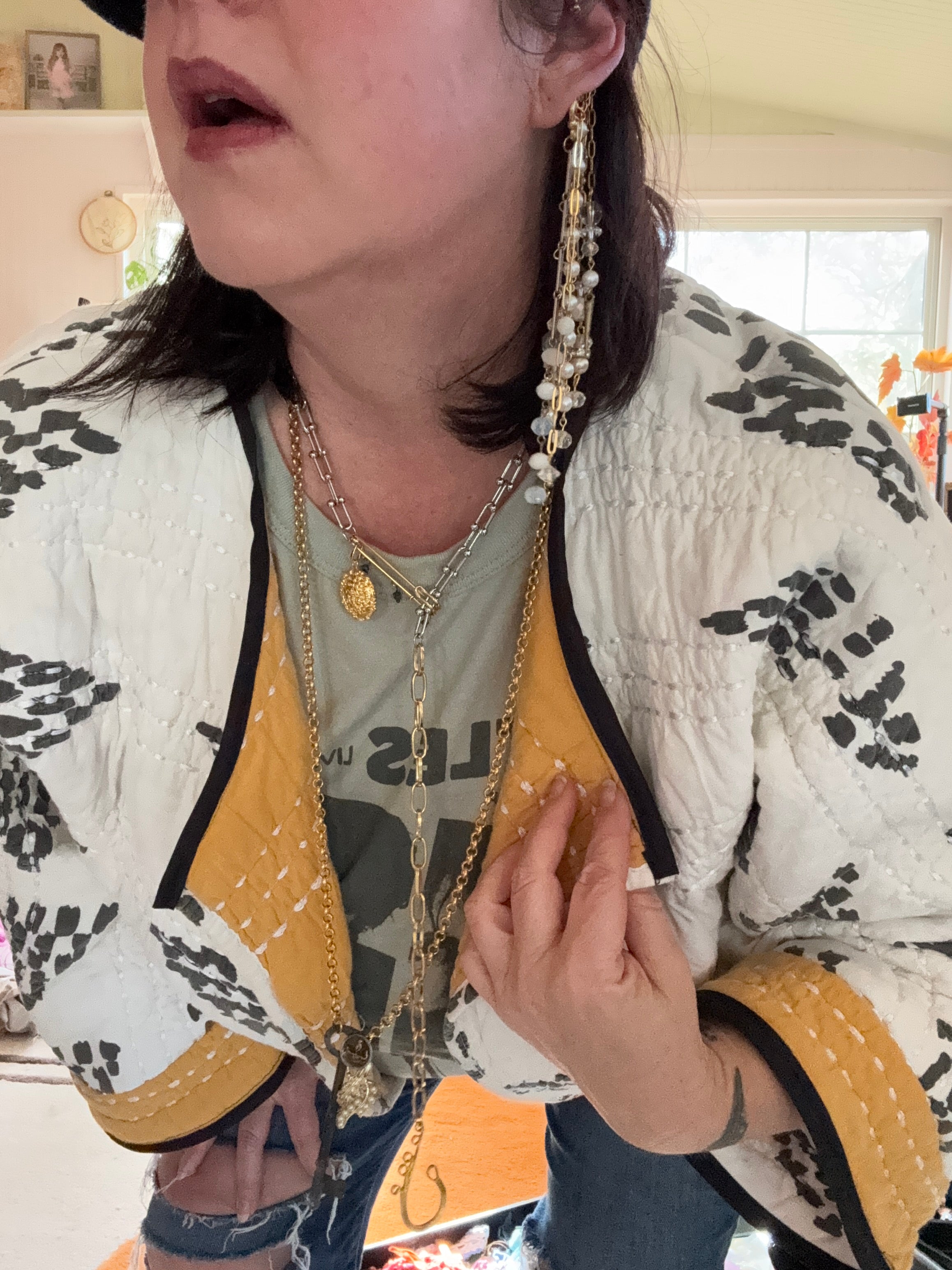 Boho Quilt Chore Coat