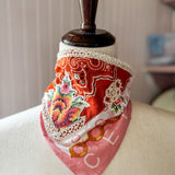 Sustainable Boho Repurposed Vintage Bandana Head Scarf