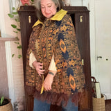 Vintage Tapestry Cape | 1960’s Style Cape