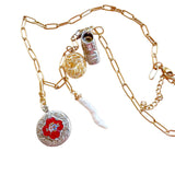 OOAK Instant Charm Collection Necklace, locket charm, booty charm