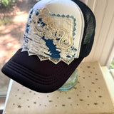 One of a Kind Vintage Patch Trucker Hat